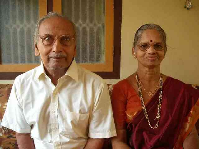 Dr. Puninchathaya with his wife Mrs. Vanitha Puninchathaya in 2010.